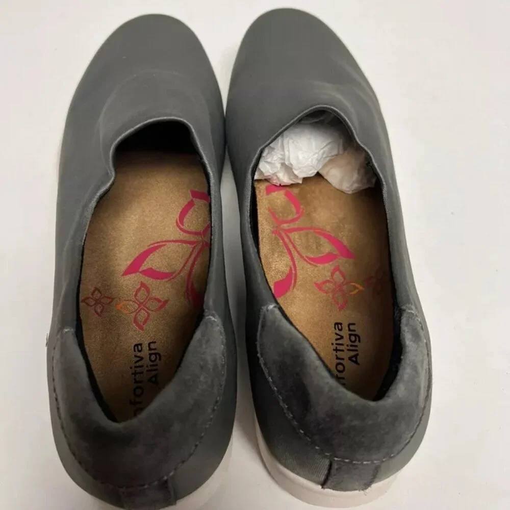 Comfortiva Women's Cate Slip On Gray Size US11 M EU43